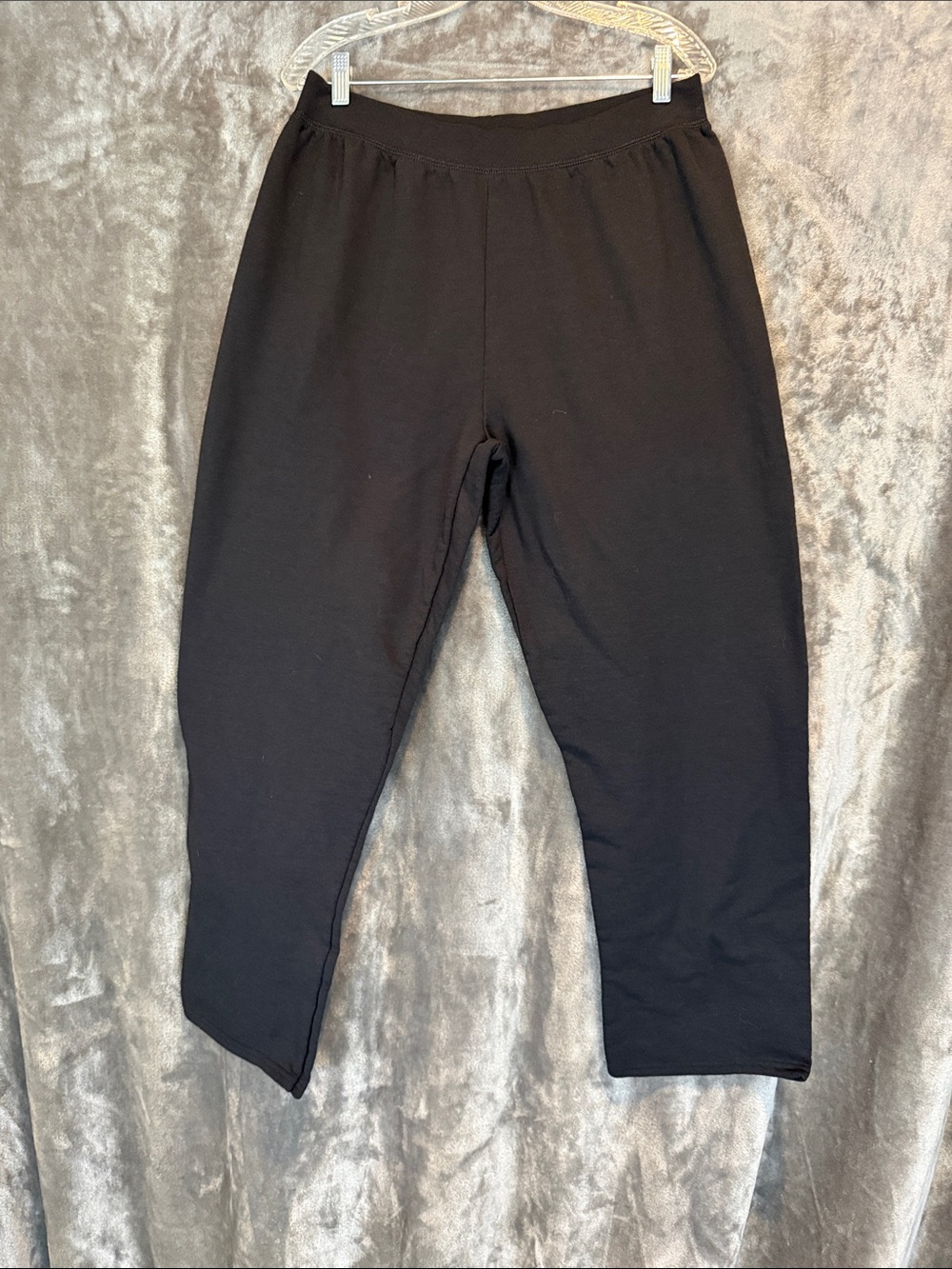 Hanes Black Women's Elastic Waist Jogger Pants